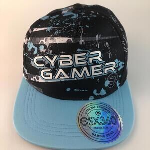 ESX 360 Pro Gamer  Youth Adjustable Hat Gaming ESports Prowear Turquoise Black￼